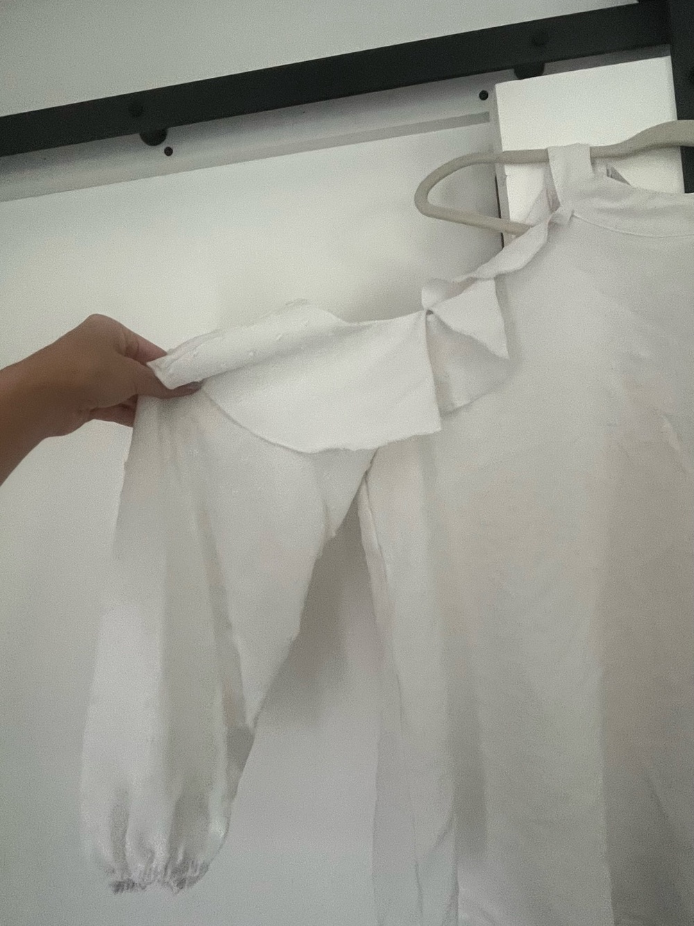 ePretty White Ruffled Halter Top - Picture 2 of 5